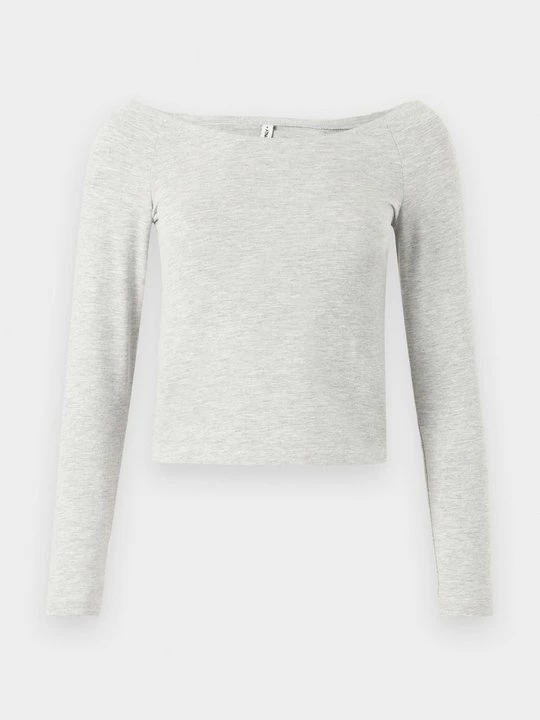 Foto van product Longsleeve Only lichtgrijs gemêleerd