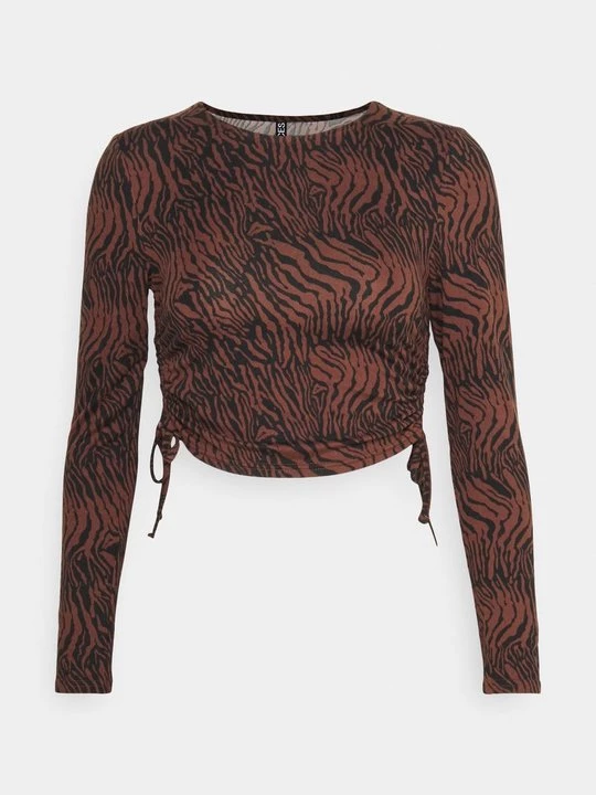 Foto van product Longsleeve Pieces bruin