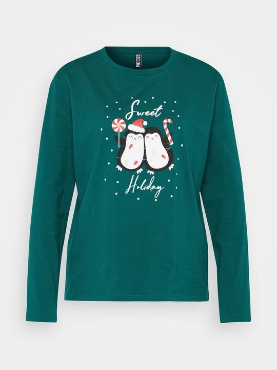 Foto van product Longsleeve Pieces donkergroen