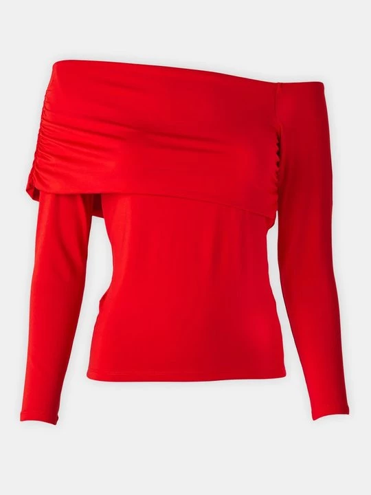 Foto van product Longsleeve Pieces rood