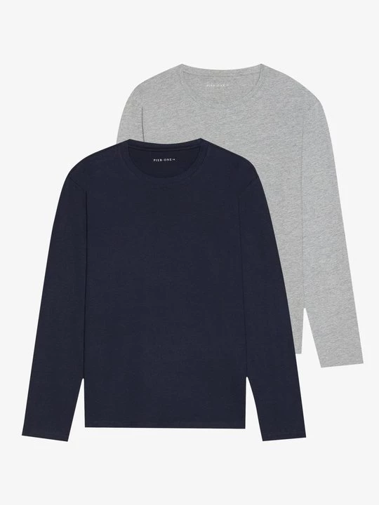 Foto van product Longsleeve Pier One By Zalando donkerblauw