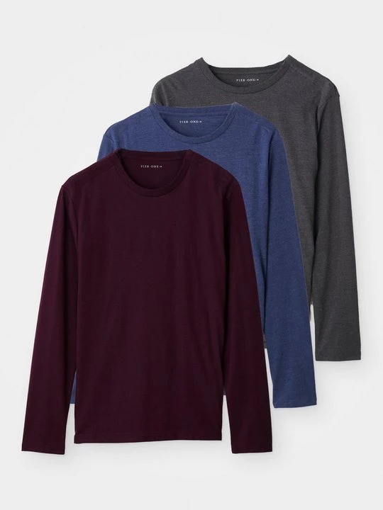 Foto van product Longsleeve Pier One By Zalando donkergrijs gemêleerd