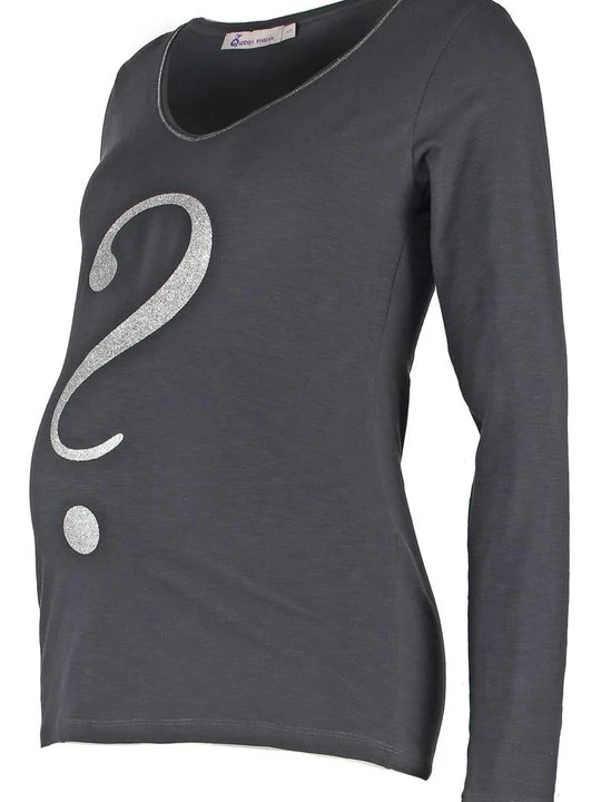 Foto van product Longsleeve Queen Mum donkergrijs