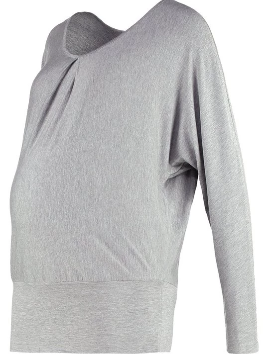 Foto van product Longsleeve Queen Mum grijs gemêleerd