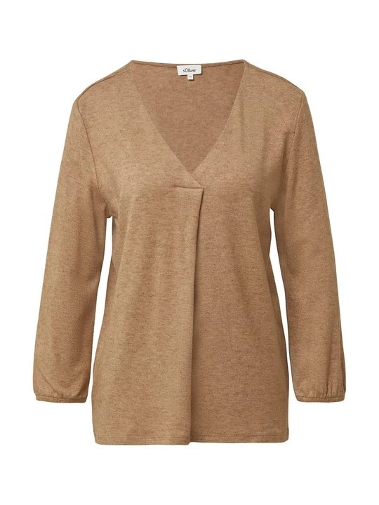 Foto van product Longsleeve s.Oliver beige mêleerd