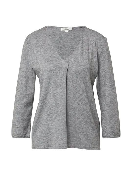 Foto van product Longsleeve s.Oliver lichtgrijs gemêleerd