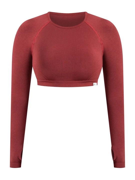 Foto van product Longsleeve Smilodox bordeauxrood
