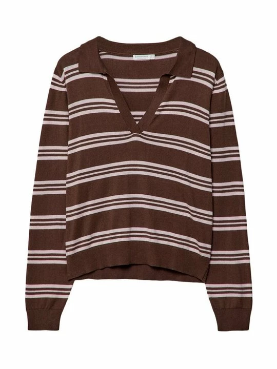 Foto van product Longsleeve Stradivarius bruin