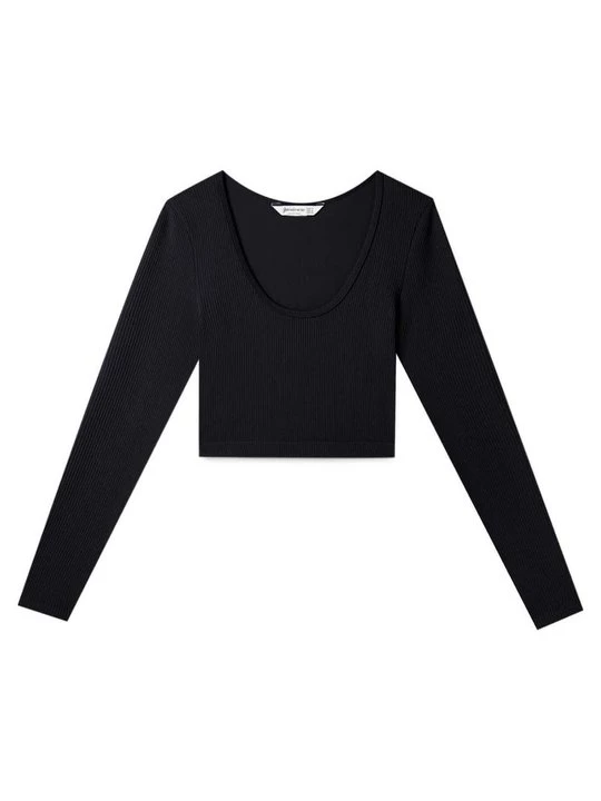 Foto van product Longsleeve Stradivarius zwart