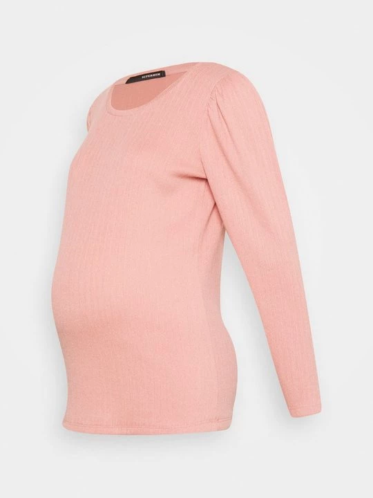 Foto van product Longsleeve Supermom donkerroze