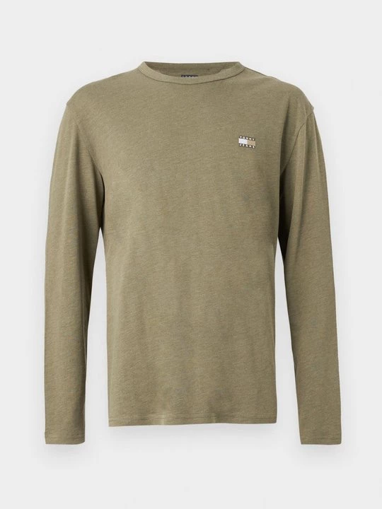 Foto van product Longsleeve Tommy Jeans olijfgroen