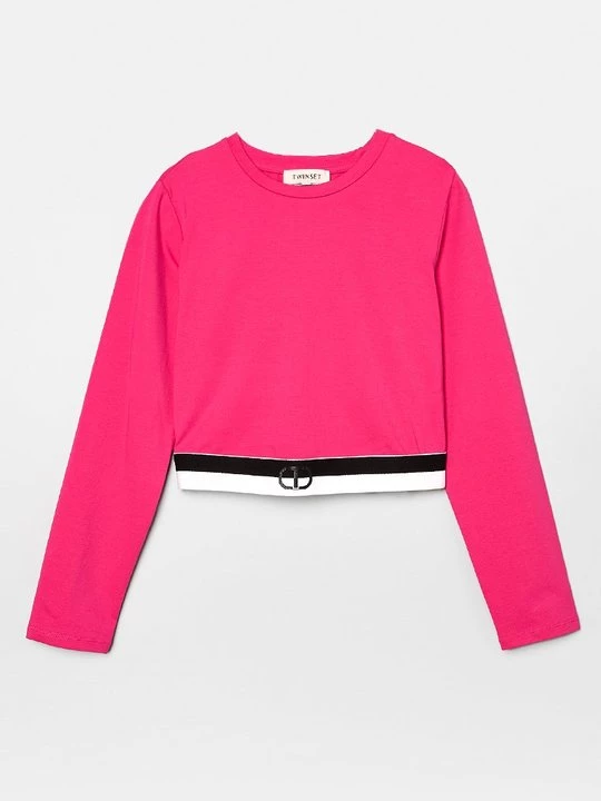 Foto van product Longsleeve TWINSET donkerroze