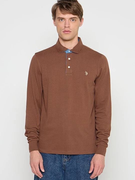 Foto van product Longsleeve U.S. POLO ASSN. bruin