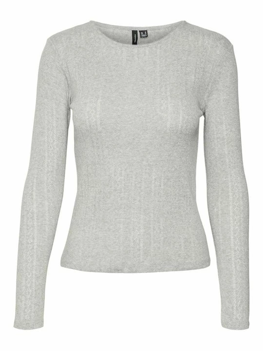 Foto van product Longsleeve Vero Moda lichtgrijs gemêleerd