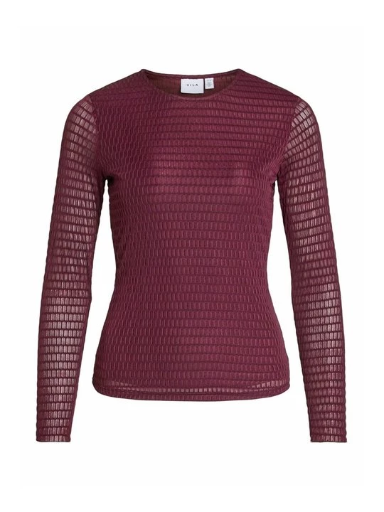 Foto van product Longsleeve Vila bordeauxrood