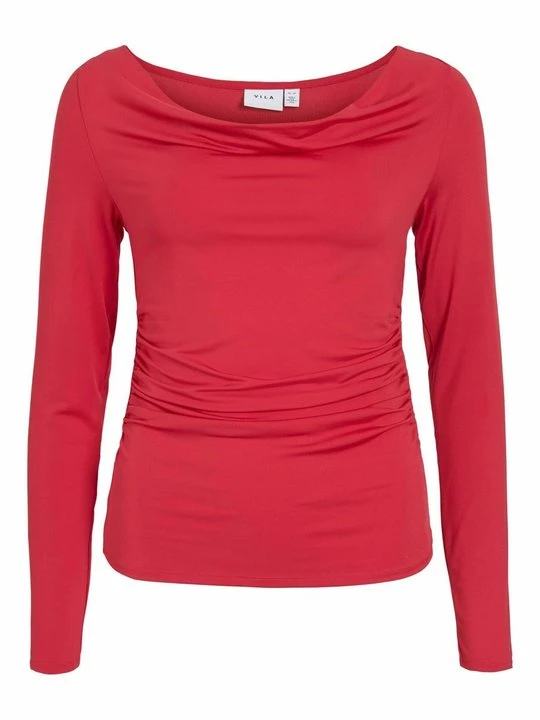 Foto van product Longsleeve Vila rood gemêleerd