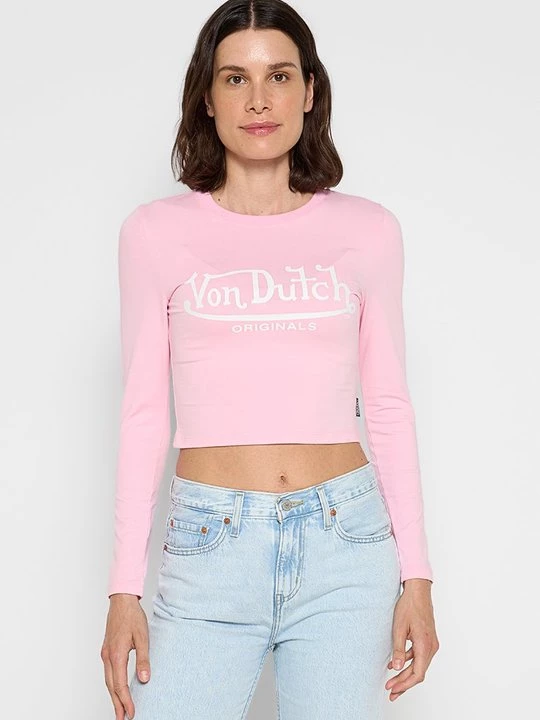 Foto van product Longsleeve Von Dutch donkerroze