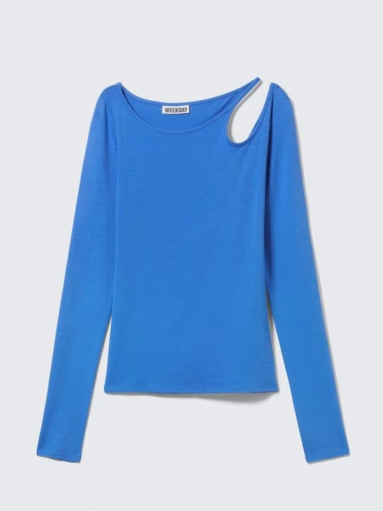Foto van product Longsleeve Weekday blauw