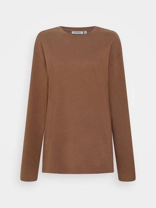 Foto van product Longsleeve Weekday bruin