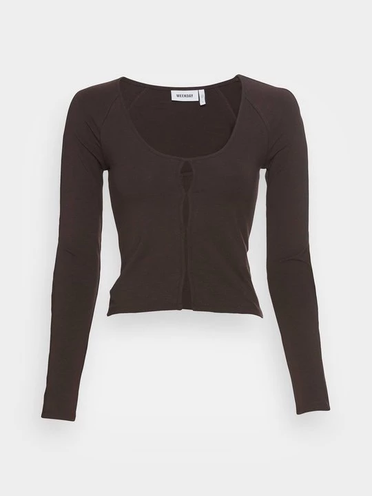 Foto van product Longsleeve Weekday bruin