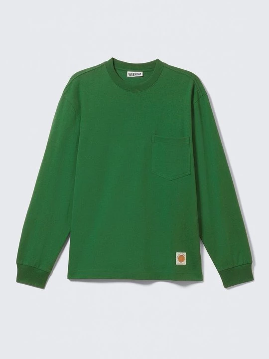 Foto van product Longsleeve Weekday groen