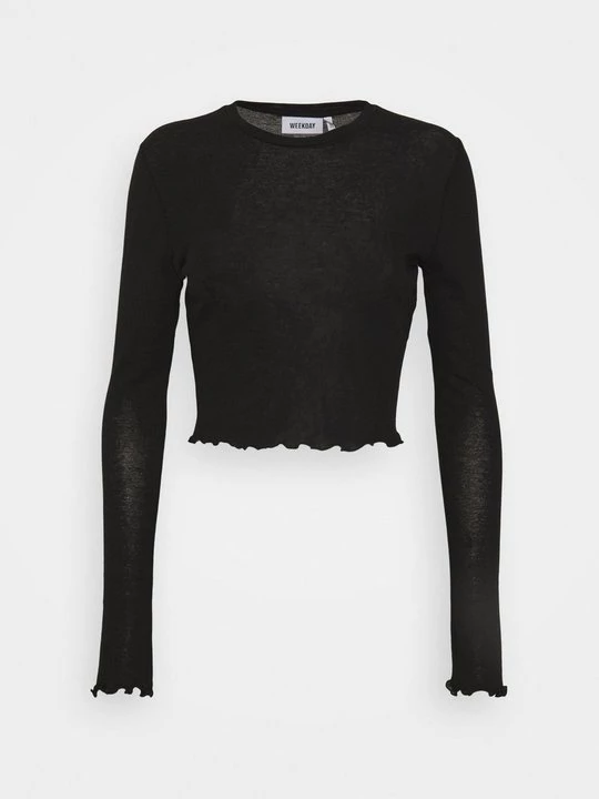 Foto van product Longsleeve Weekday zwart