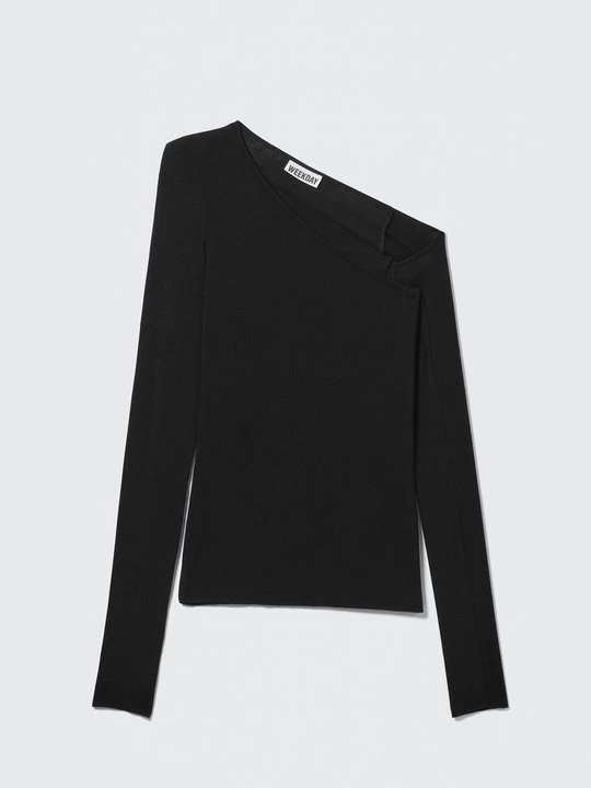 Foto van product Longsleeve Weekday zwart