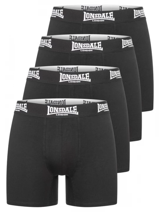 Foto van product LONSDALE Boxershorts zwart / wit