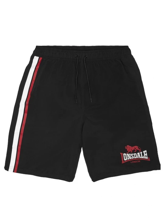 Foto van product LONSDALE Broek 'Copley' purper / zwart / wit