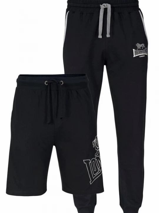 Foto van product LONSDALE Broek grijs / zwart