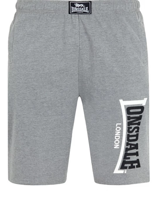 Foto van product LONSDALE Broek 'Jam' grijs gemêleerd / zwart / wit