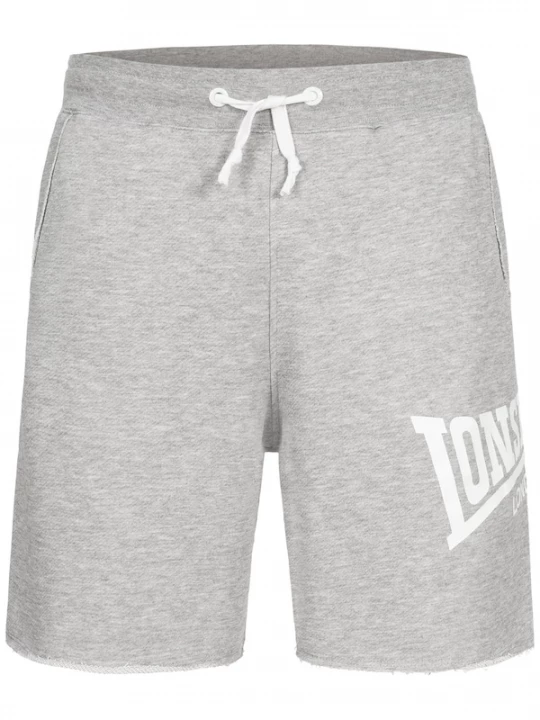 Foto van product LONSDALE Broek 'Polbathic' grijs gemêleerd / wit