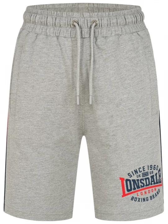 Foto van product LONSDALE Broek 'Sandown' donkerblauw / grijs gemêleerd / grenadine