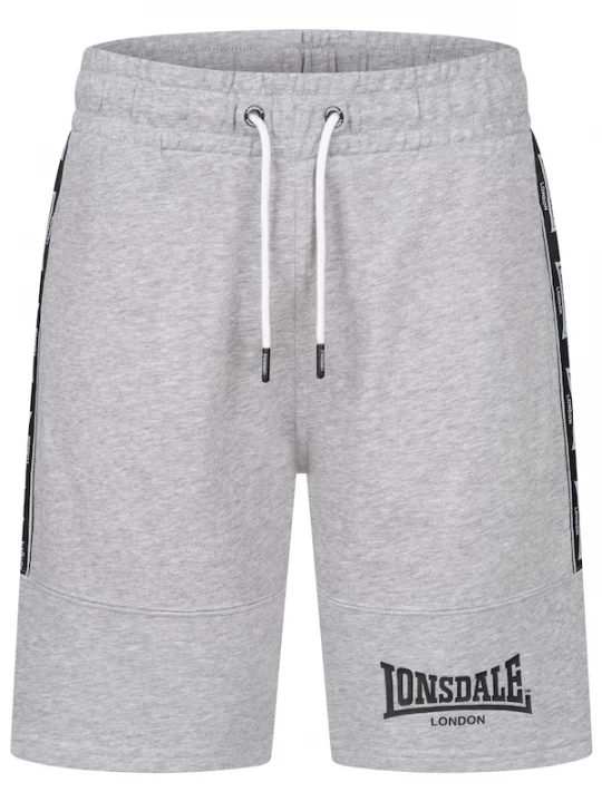 Foto van product LONSDALE Broek 'Scarvell' grijs / lichtgrijs / zwart