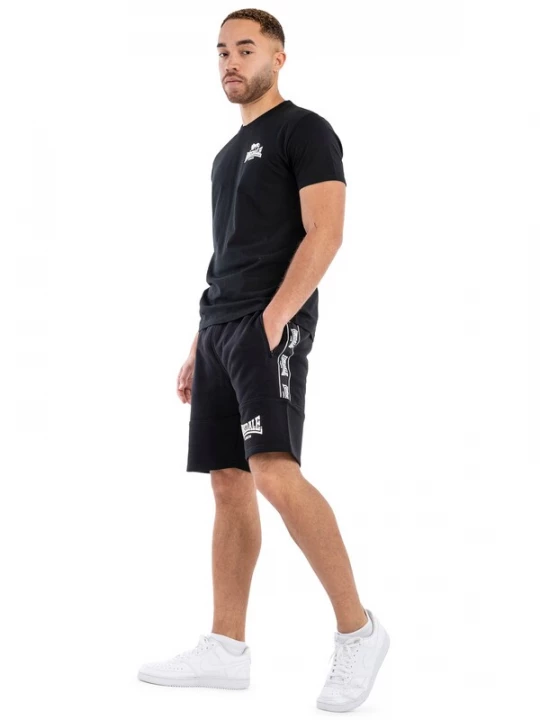 Foto van product LONSDALE Broek 'Scarvell' zwart / wit