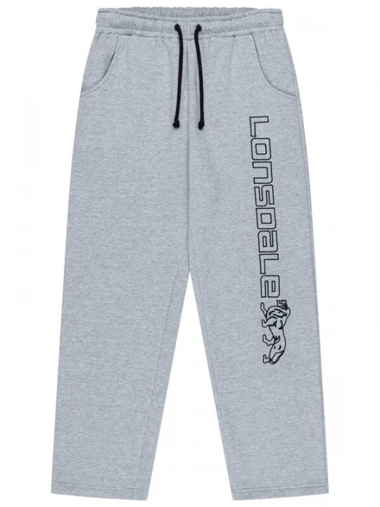 Foto van product LONSDALE Broek 'Stonesfield' grijs gemêleerd / zwart