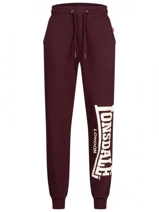 Foto van product LONSDALE Broek wijnrood / wit