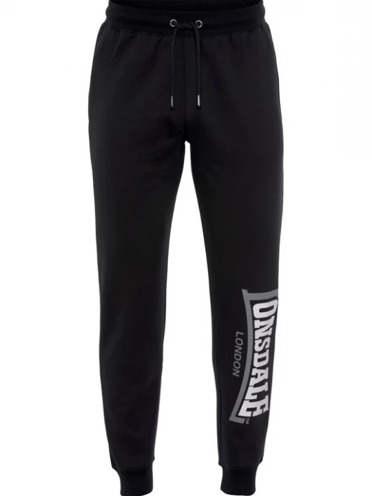 Foto van product LONSDALE Broek 'Wooperton' donkergrijs / zwart / wit