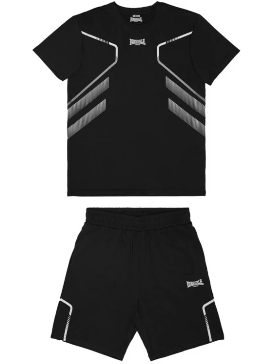 Foto van product LONSDALE Joggingpak 'Bewick' lichtgrijs / zwart / wit