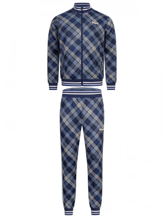 Foto van product LONSDALE Joggingpak 'Canterburry' blauw / navy / lichtblauw / wit