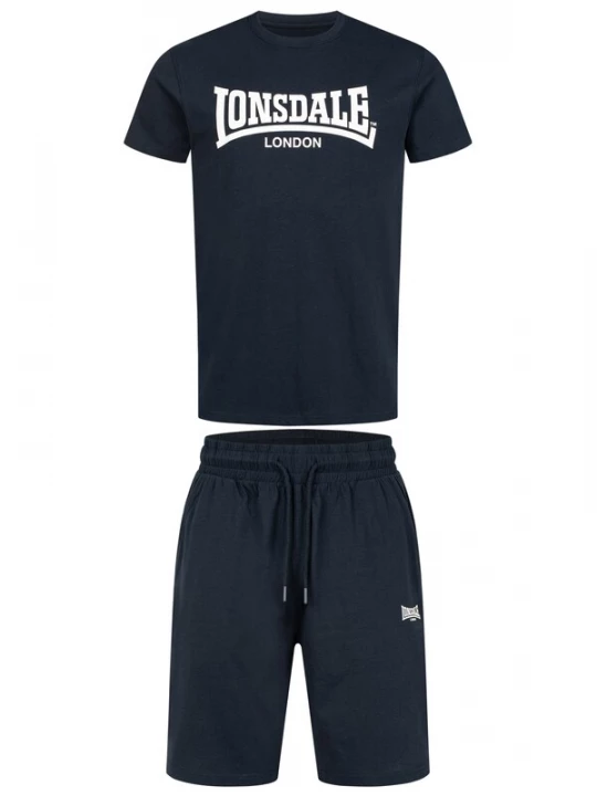 Foto van product LONSDALE Joggingpak navy / wit