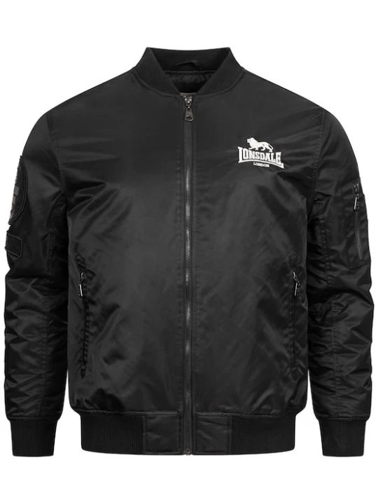 Foto van product Lonsdale London Tussenjas 'Ludford' zwart / wit