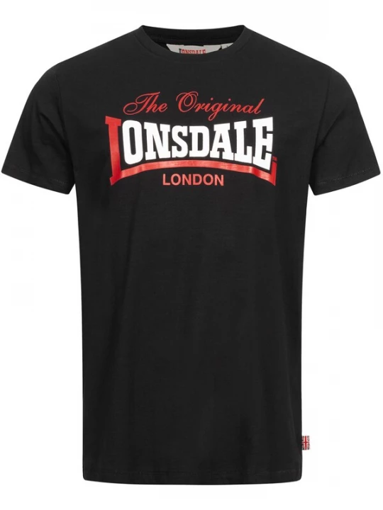 Foto van product LONSDALE Shirt 'Aldingham' rood / zwart / wit