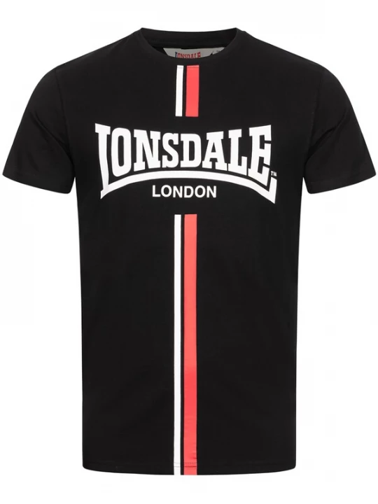 Foto van product LONSDALE Shirt 'Altandhu' grenadine / zwart / wit