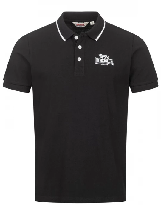 Foto van product LONSDALE Shirt 'Ballygalley' zwart / wit