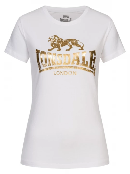 Foto van product LONSDALE Shirt 'Bantry' goud / wit