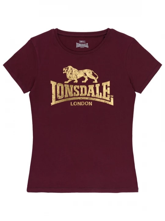 Foto van product LONSDALE Shirt 'BANTRY' goudgeel / rood