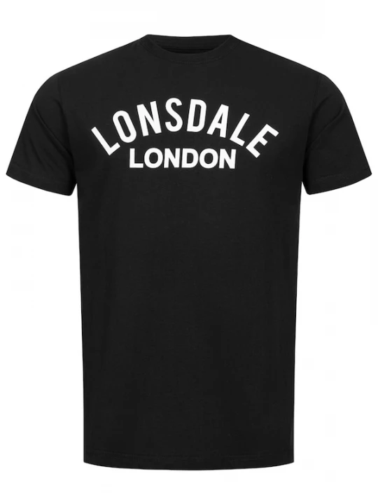 Foto van product LONSDALE Shirt 'Bradfield' zwart / wit