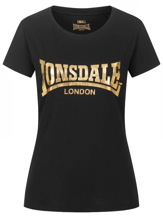 Foto van product LONSDALE Shirt 'CARTMEL' goud / zwart