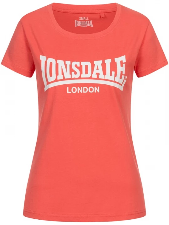 Foto van product LONSDALE Shirt 'Cartmel' zalm roze / wit